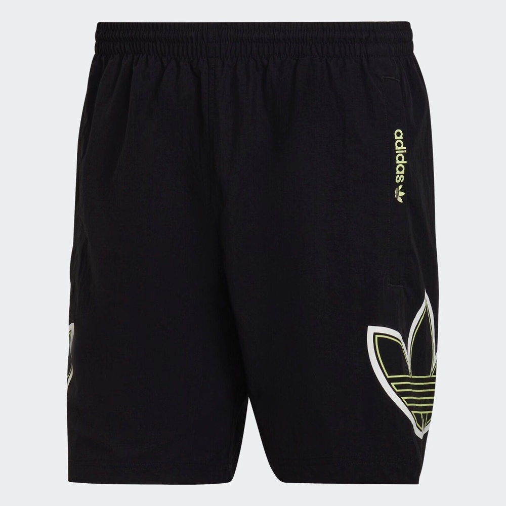 Adidas Originals Sport Swim Retro Trefoil Logo Board shorts swimsuit men surf